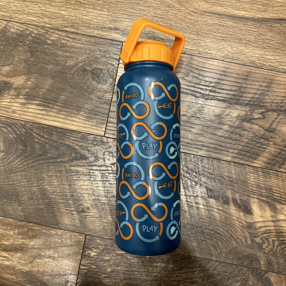 DISNEY PARKS MICKEY FUN EAT REPEAT STAINLESS WATER BOTTLE‎